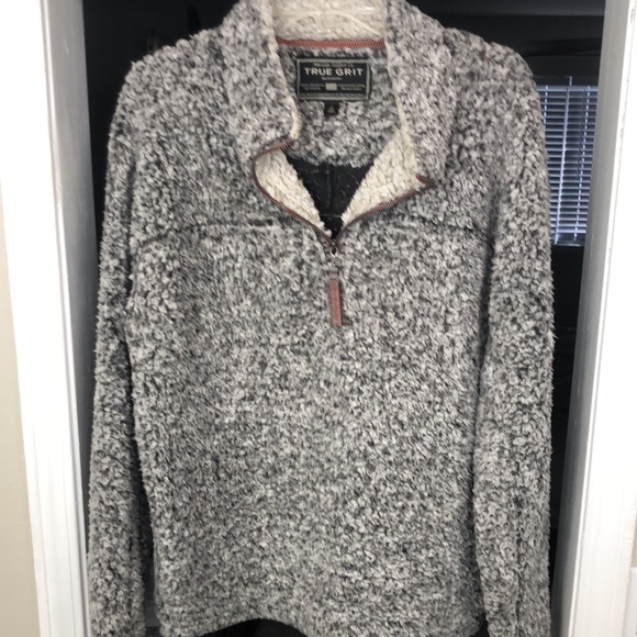 True Grit Sherpa Quarter Zip - Picture 2 of 5